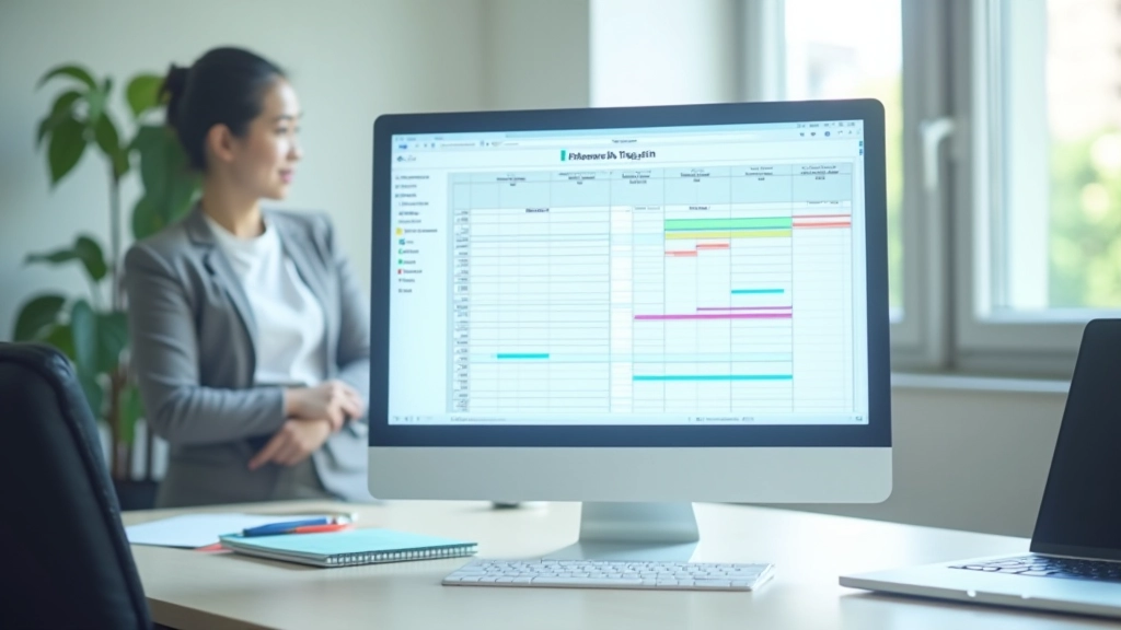 Leave tracking system displayed with employee records showing annual leave and sick leave entitlements